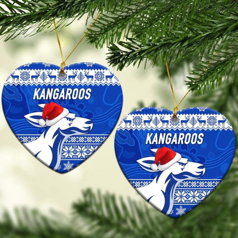 AFL North Melbourne Kangaroos Christmas Ornament Simple Style