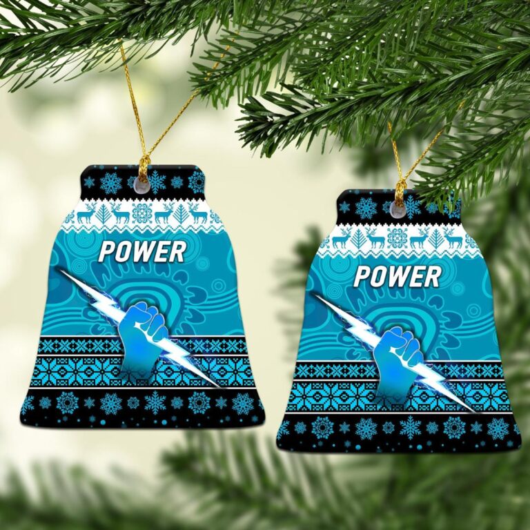 AFL Port Adelaide Power Christmas Ornament Simple Style