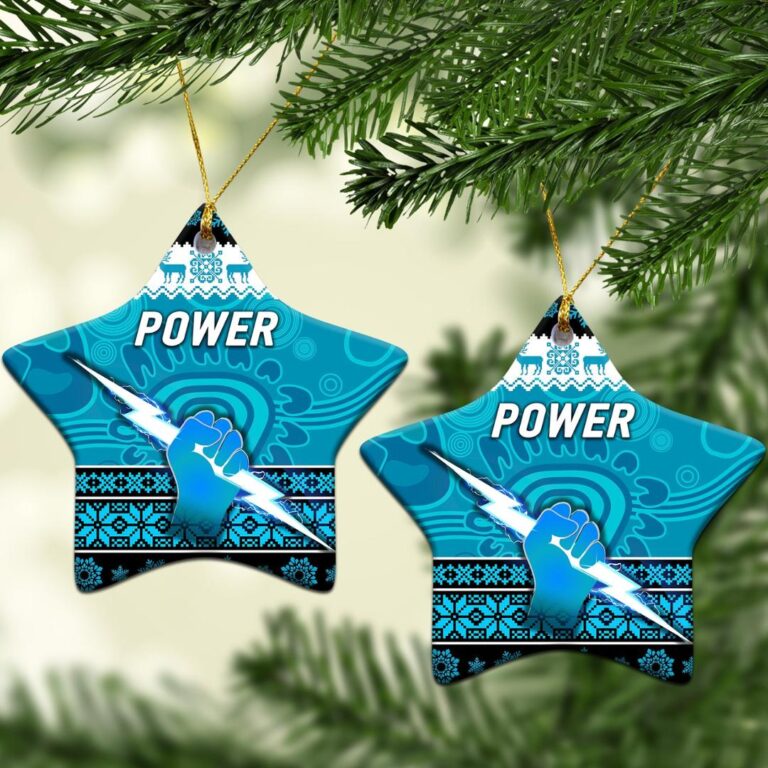 AFL Port Adelaide Power Christmas Ornament Simple Style