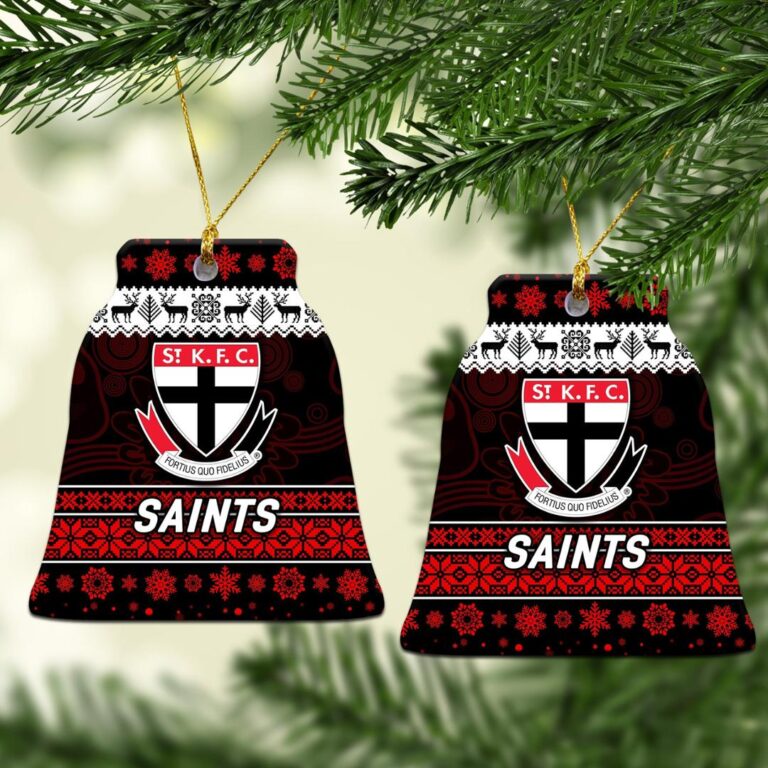 AFL St Kilda Saints Christmas Ornament Simple Style