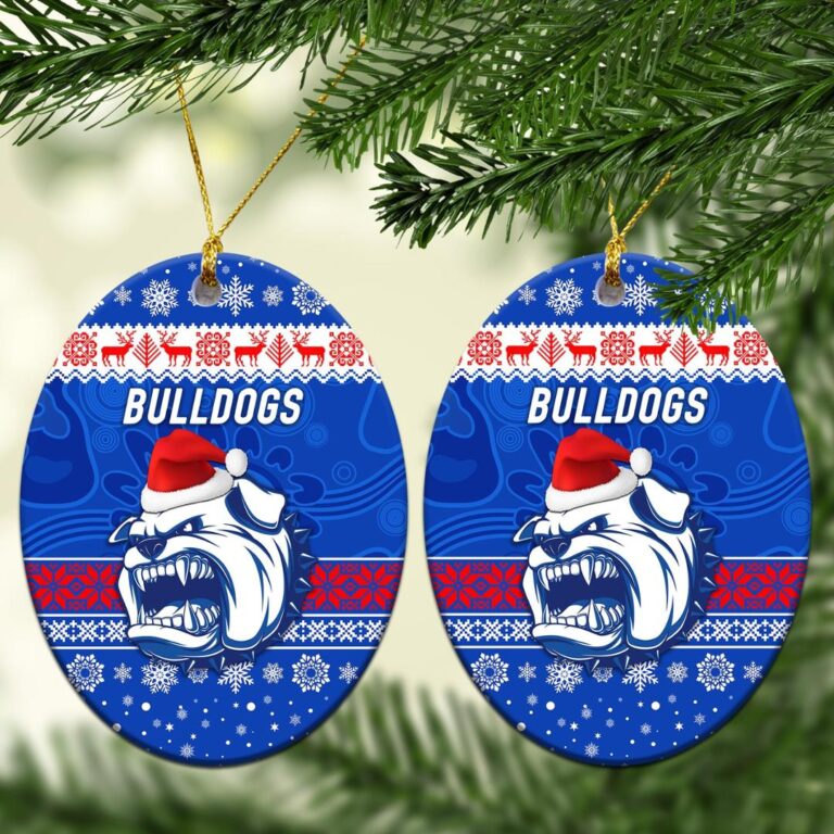 AFL Western Bulldogs Christmas Ornament Simple Style