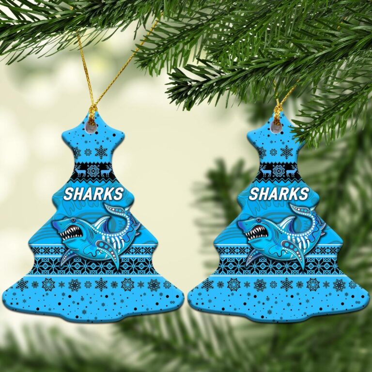 Cronulla - Sutherland Sharks Christmas Ornament Simple Style - Blue
