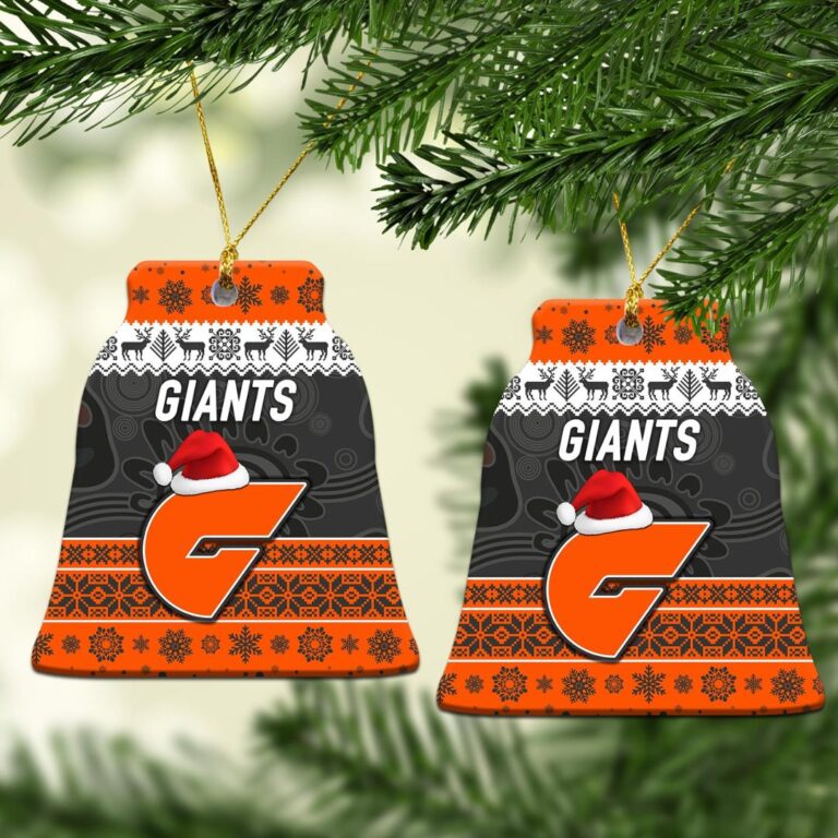 AFL Greater Western Sydney Giants Christmas Ornament Simple Style