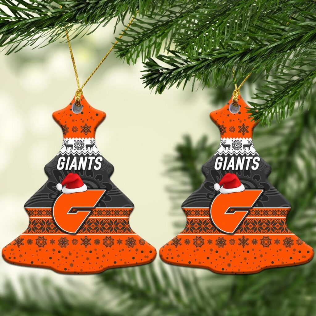 AFL Greater Western Sydney Giants Christmas Ornament Simple Style