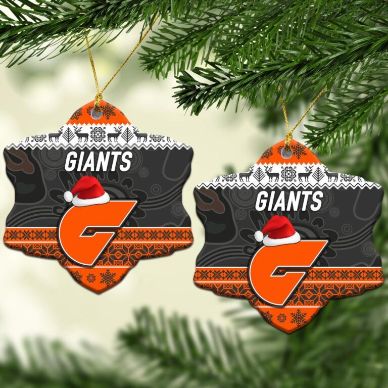AFL Greater Western Sydney Giants Christmas Ornament Simple Style