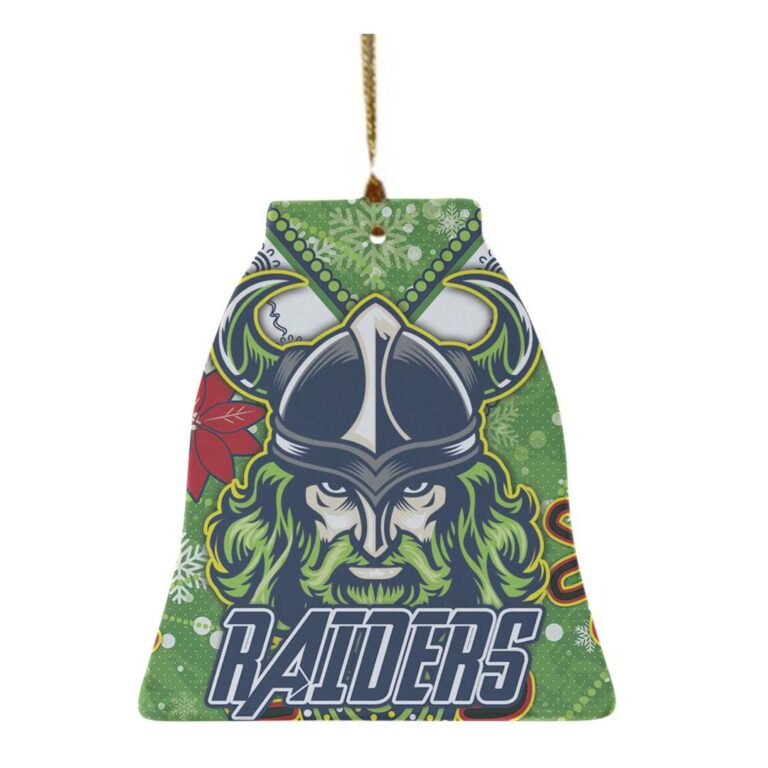 NRL Canberra Raiders The Christmas Rugby Ceramic Ornament - Super