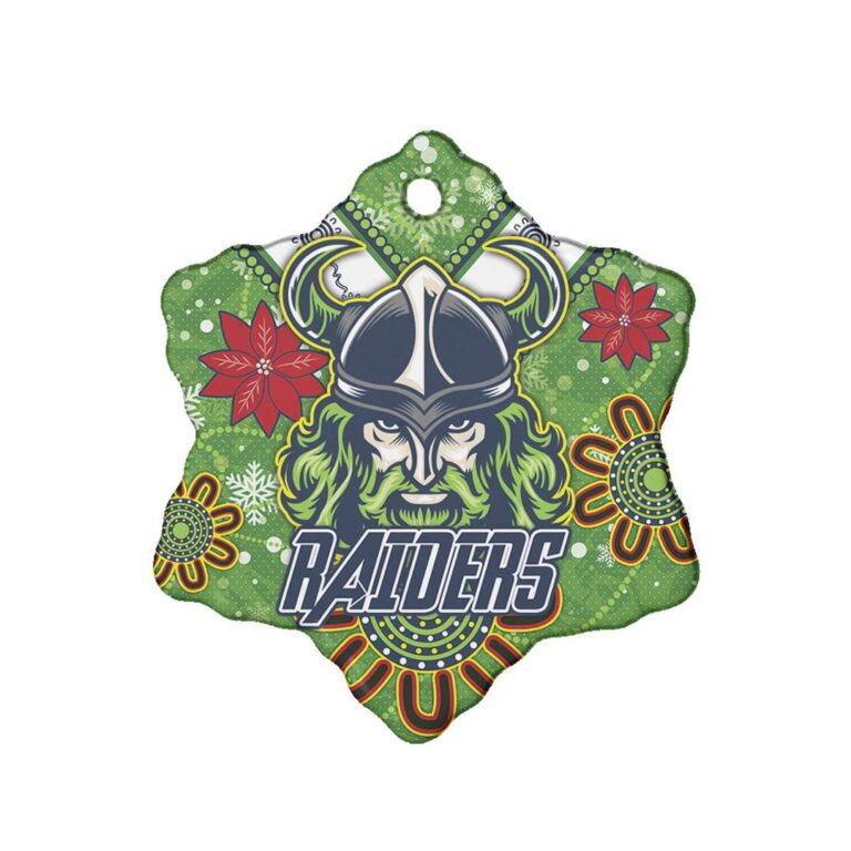 NRL Canberra Raiders The Christmas Rugby Ceramic Ornament - Super