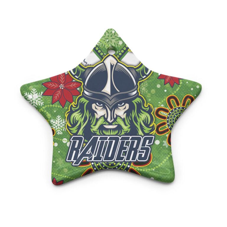 NRL Canberra Raiders The Christmas Rugby Ceramic Ornament - Super