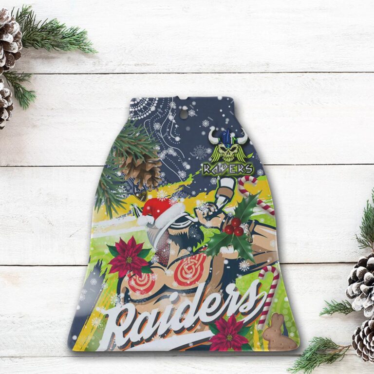 The Raiders 2022 Christmas Ceramic Ornament - The Indigenous Viking Soul