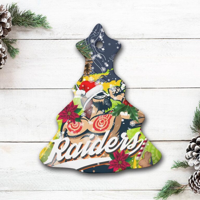 The Raiders 2022 Christmas Ceramic Ornament - The Indigenous Viking Soul