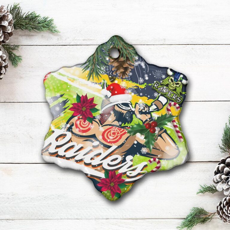The Raiders 2022 Christmas Ceramic Ornament - The Indigenous Viking Soul
