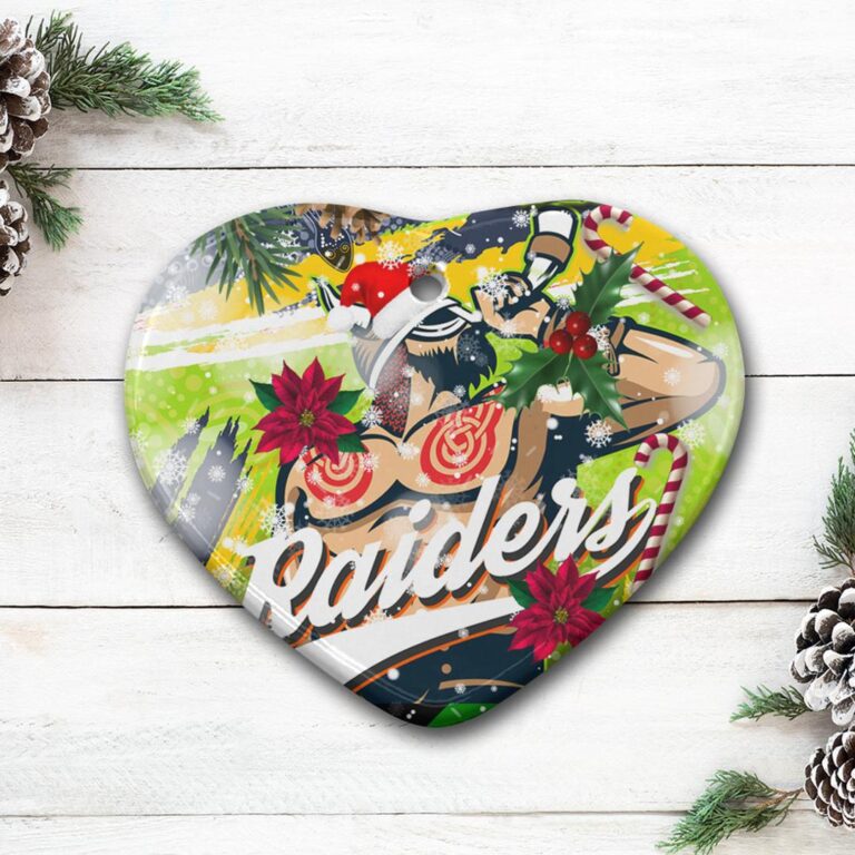 The Raiders 2022 Christmas Ceramic Ornament - The Indigenous Viking Soul