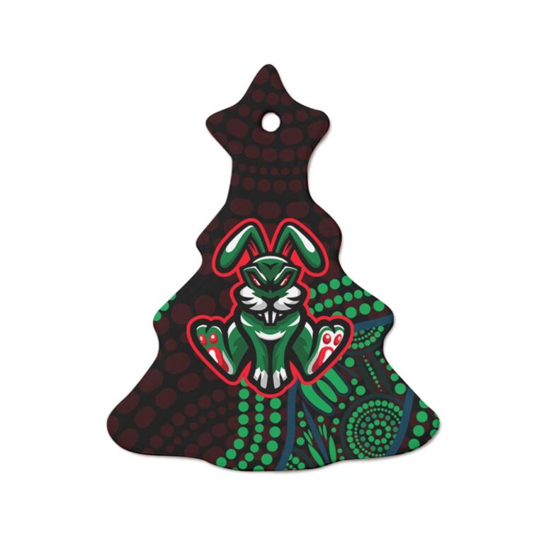 Rabbitohs Rugby Ceramic Ornament - Rabbitohs Style