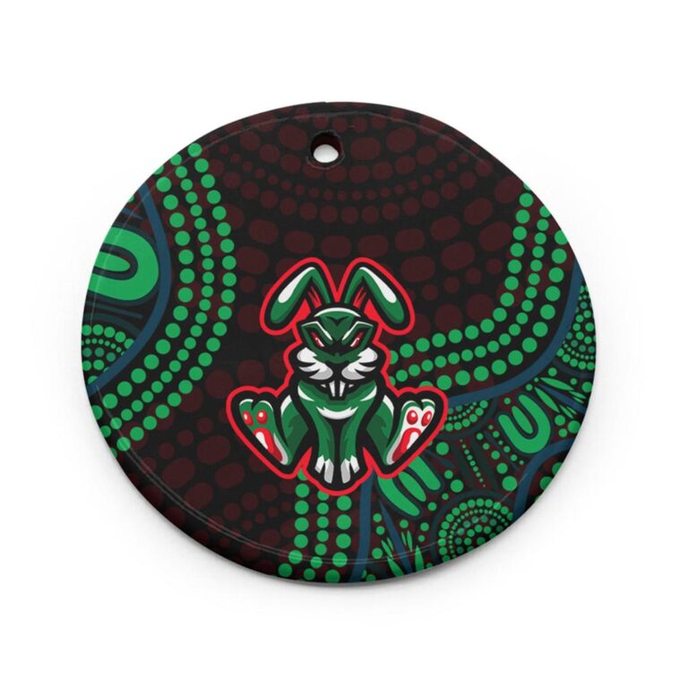 Rabbitohs Rugby Ceramic Ornament - Rabbitohs Style