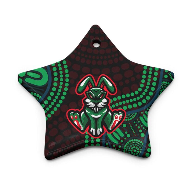 Rabbitohs Rugby Ceramic Ornament - Rabbitohs Style