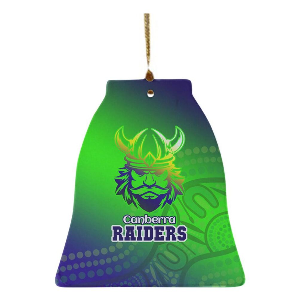 Raiders Ceramic Ornament - Raiders Rugby Gradient Style