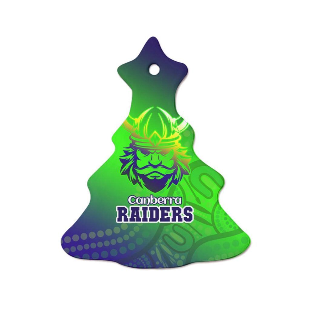 Raiders Ceramic Ornament - Raiders Rugby Gradient Style
