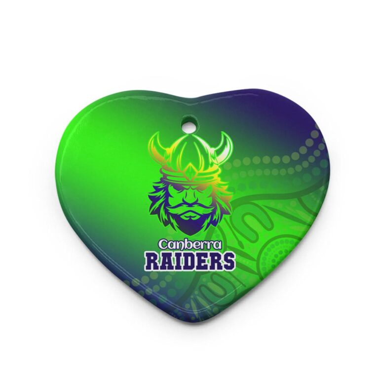 Raiders Ceramic Ornament - Raiders Rugby Gradient Style