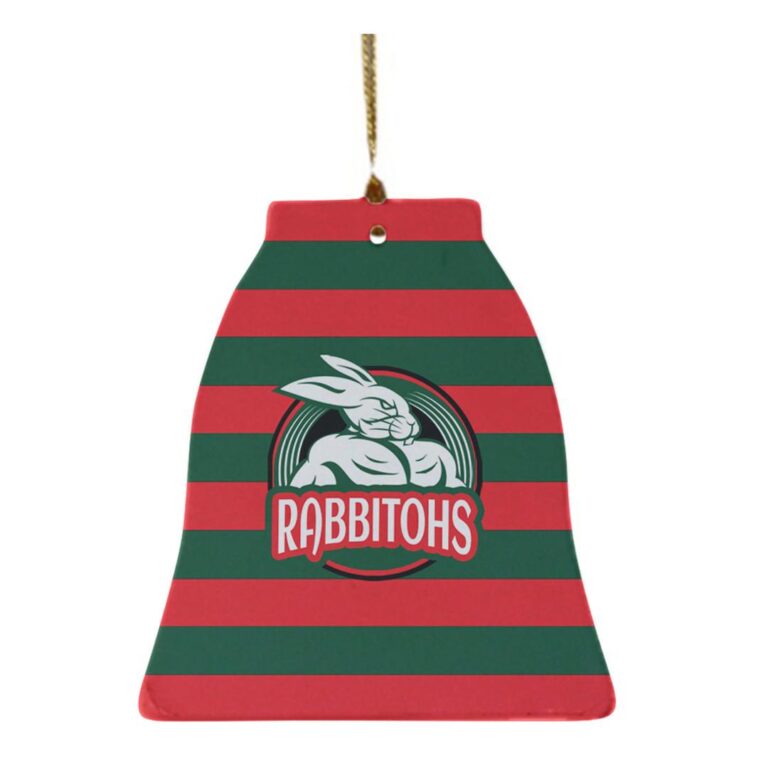 Rabbitohs Rugby Ceramic Ornament - Rabbitohs Super Style