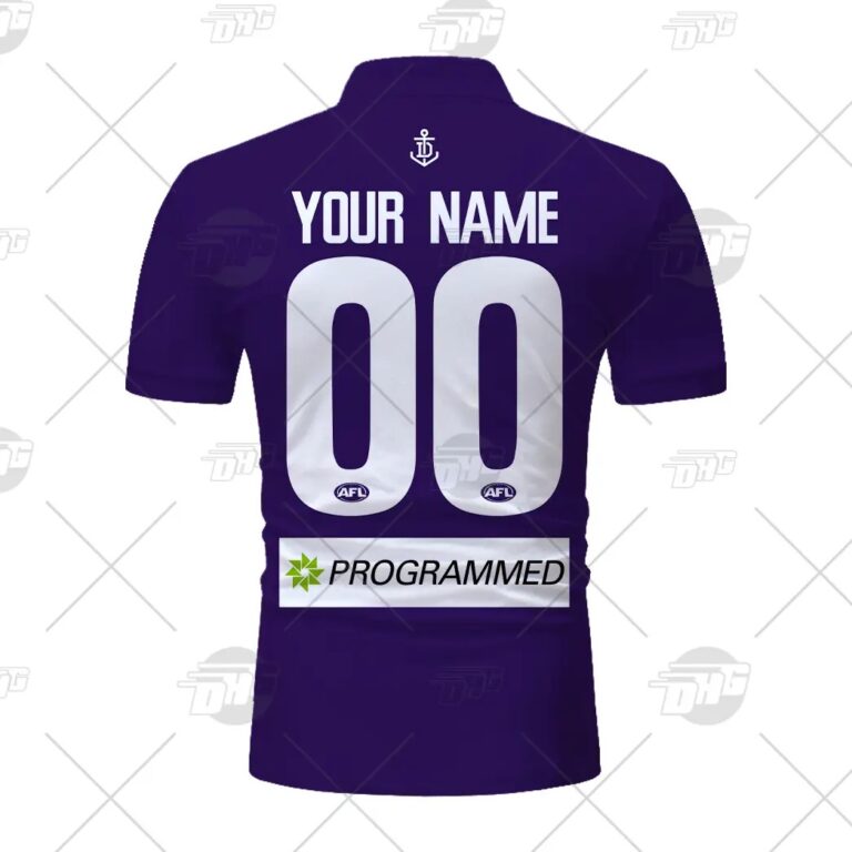 AFL Fremantle Dockers 2021 Home Guernsey Polo Shirt