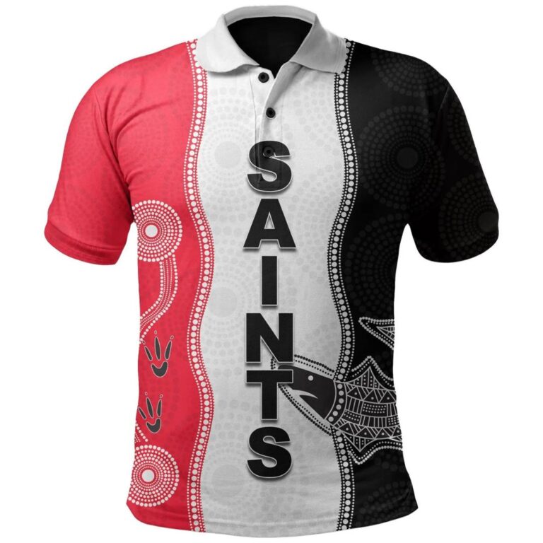 AFL St Kilda Saints Aboriginal Polo Shirt
