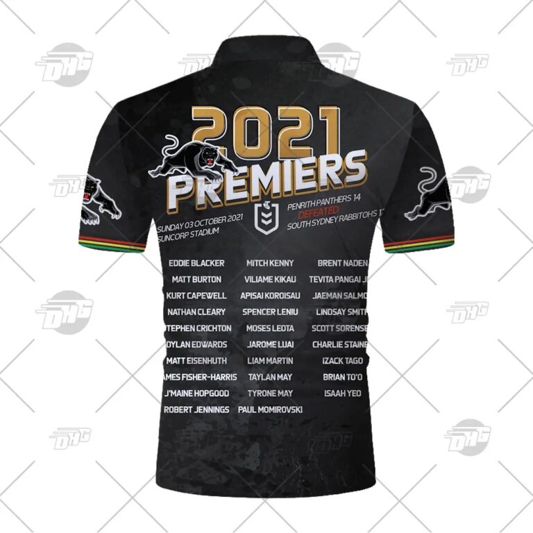 NRL Penrith Panthers Premiers 2021 Polo Shirt