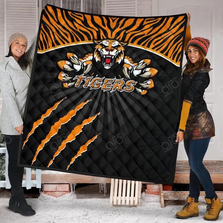 NRL Wests Tigers Quilt Blanket V3