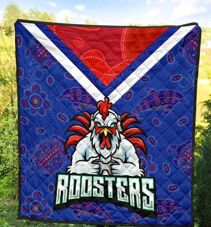 NRL Sydney Roosters Indigenous Quilt Blanket