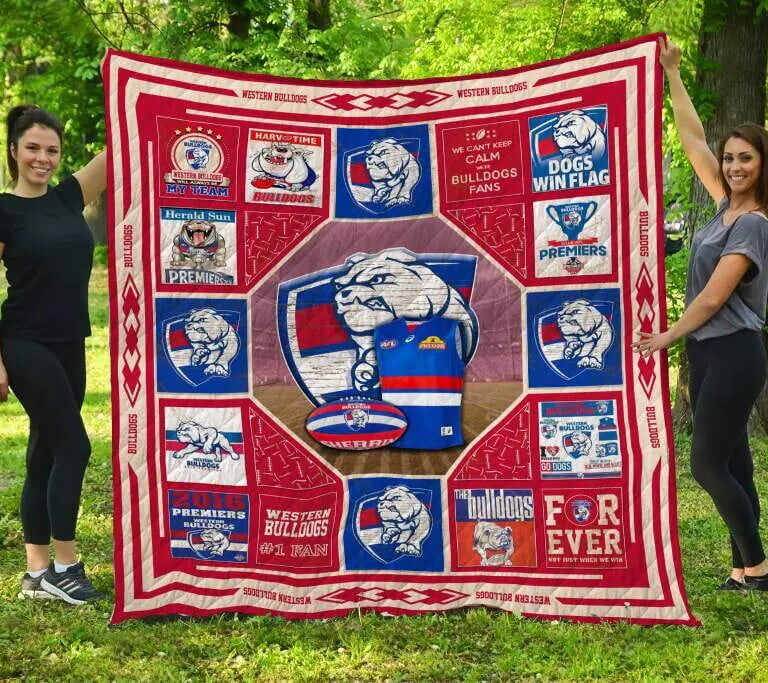 AFL Western Bulldogs Quilt Blanket V2