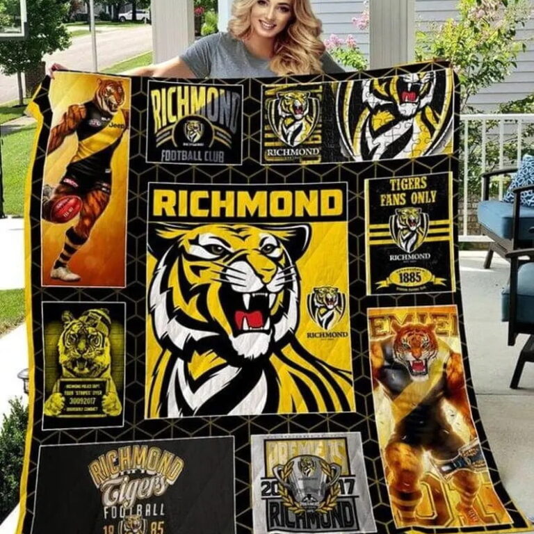 AFL Richmond Tigers Quilt Blanket V2