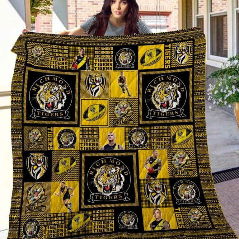 AFL Richmond Tigers Quilt Blanket V1