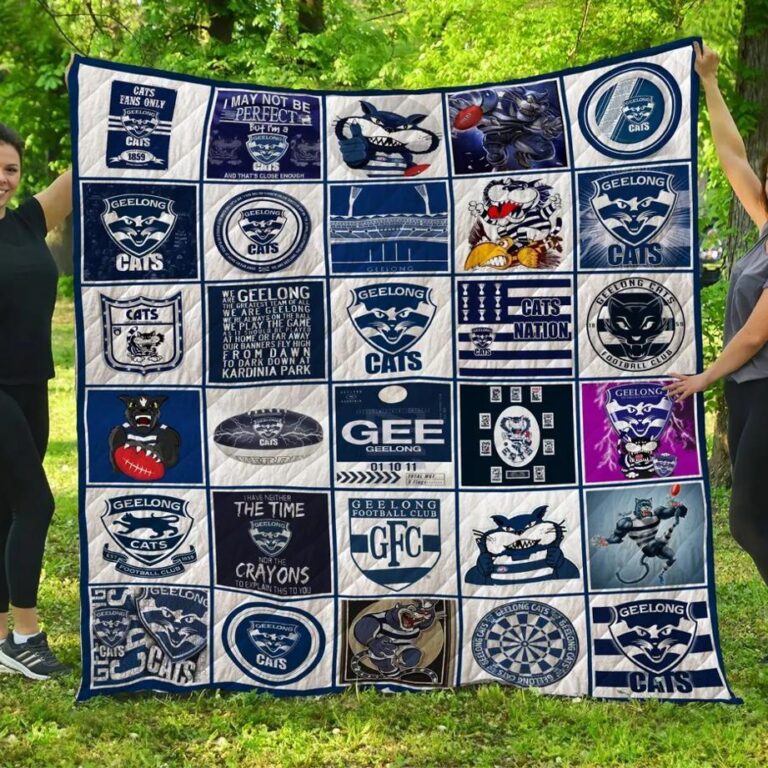 AFL Geelong Cats Quilt Blanket V2