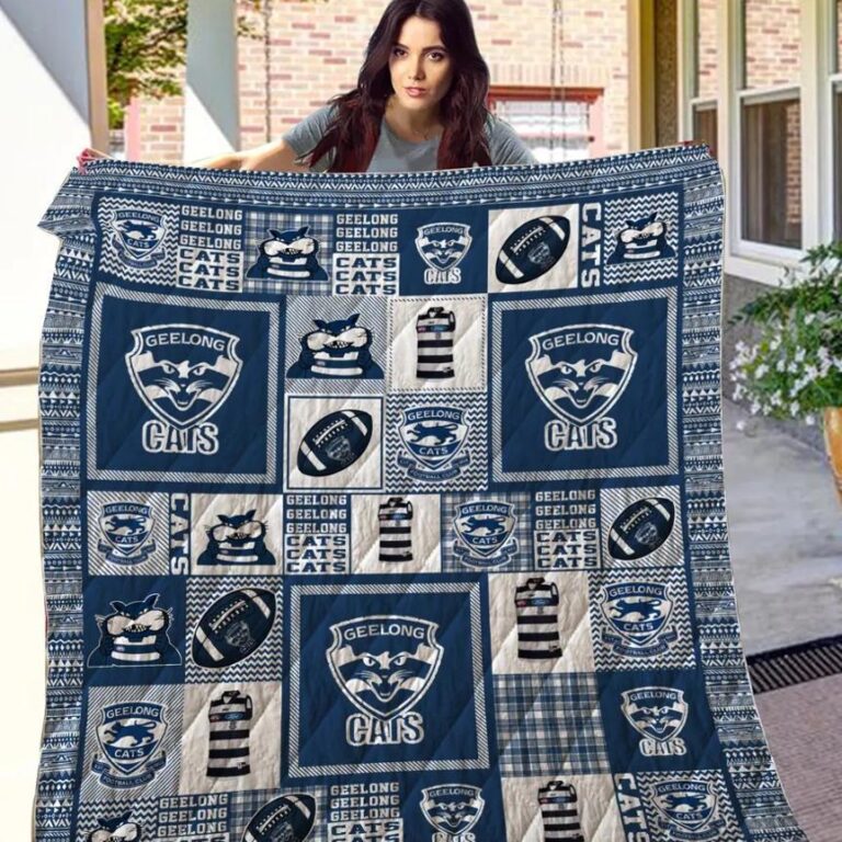 AFL Geelong Cats Quilt Blanket V1