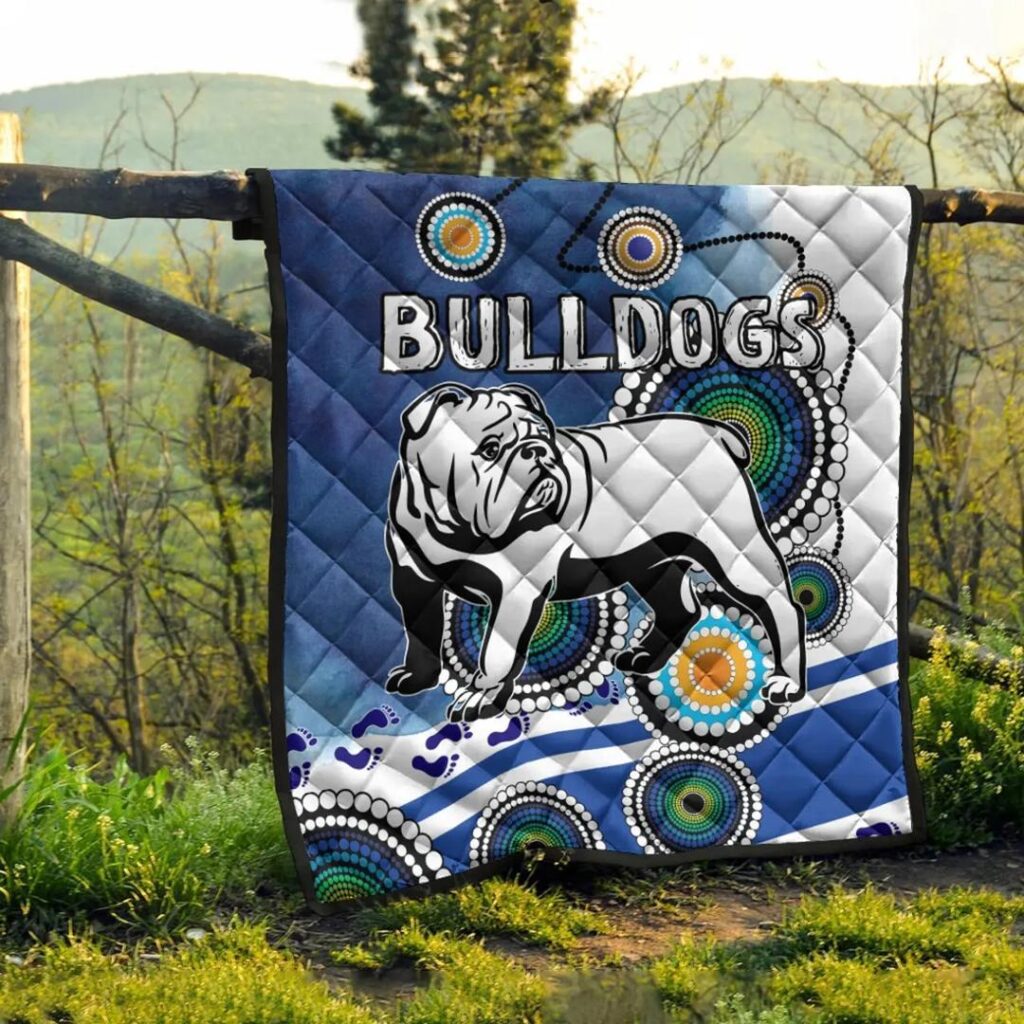 NRL Canterbury Bankstown Bulldogs - Indigenous Quilt Blanket