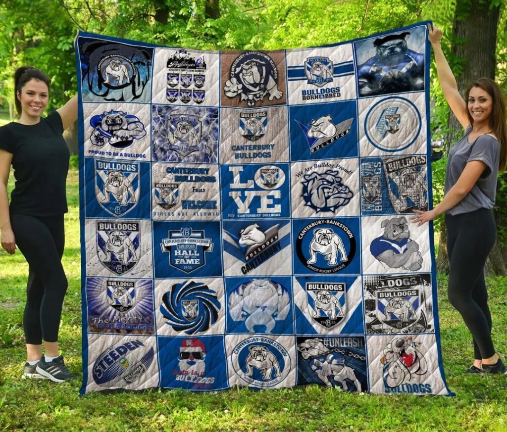 NRL Canterbury Bankstown Bulldogs - Quilt Blanket V3