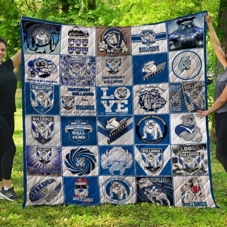 NRL Canterbury Bankstown Bulldogs - Quilt Blanket V3
