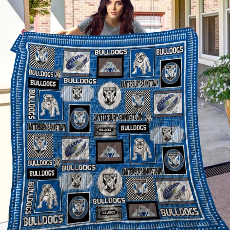 NRL Canterbury Bankstown Bulldogs - Quilt Blanket V2