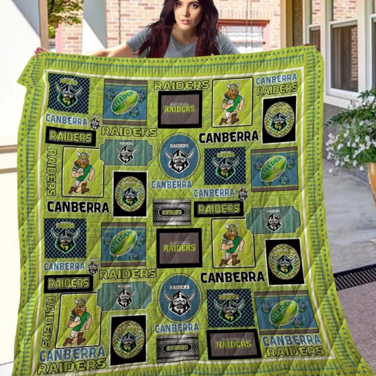 NRL Canberra Raiders Quilt Blanket V1