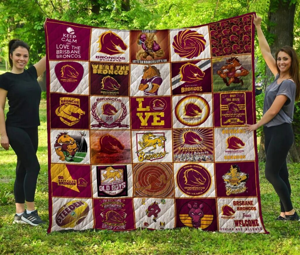 NRL Brisbane Broncos Quilt Blanket