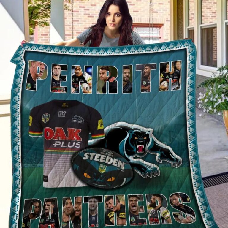 NRL Penrith Panthers Quilt Blanket V1