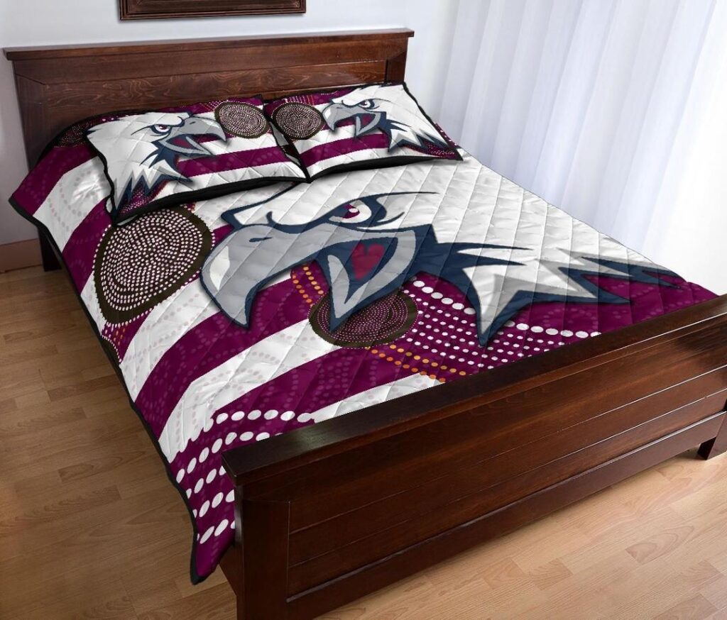 NRL Sea Eagles Quilt Bed Set Aboriginal