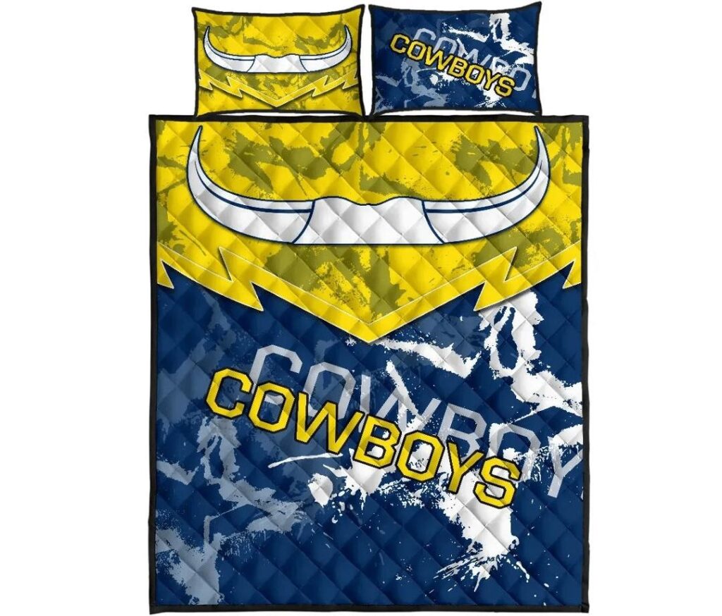 NRL Cowboys Quilt Bed Set