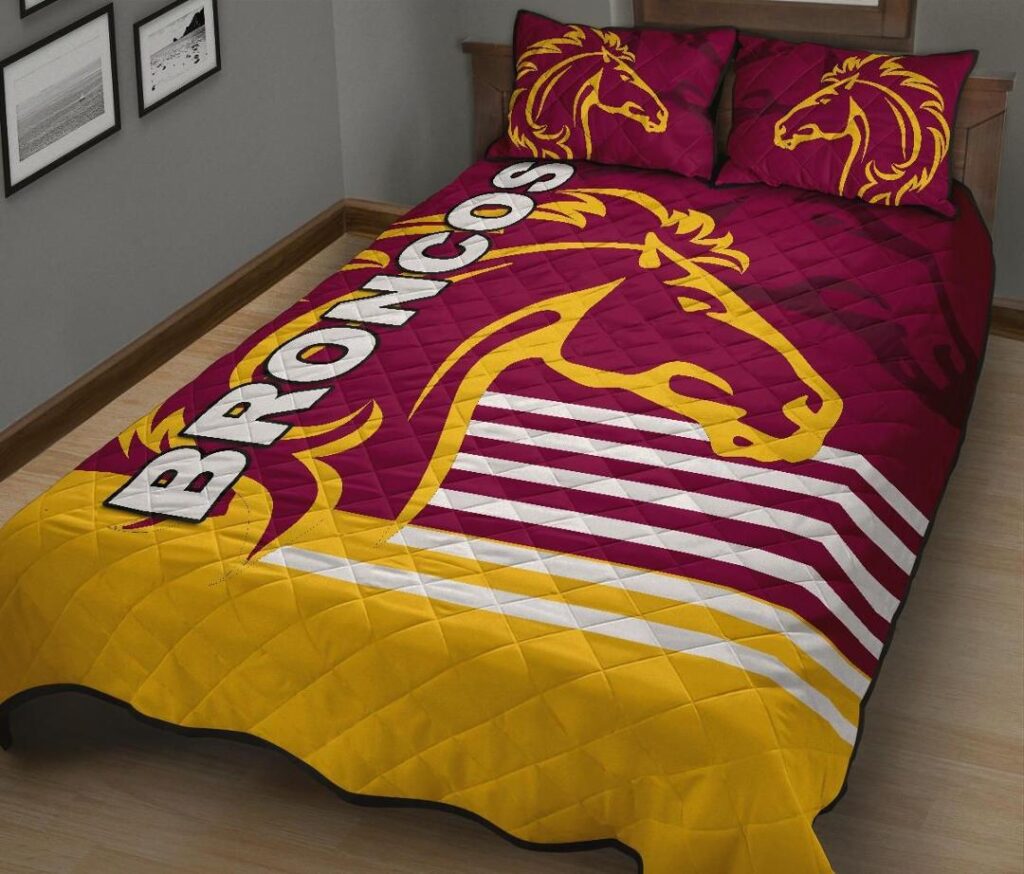 NRL Brisbane Broncos Quilt Bed Set