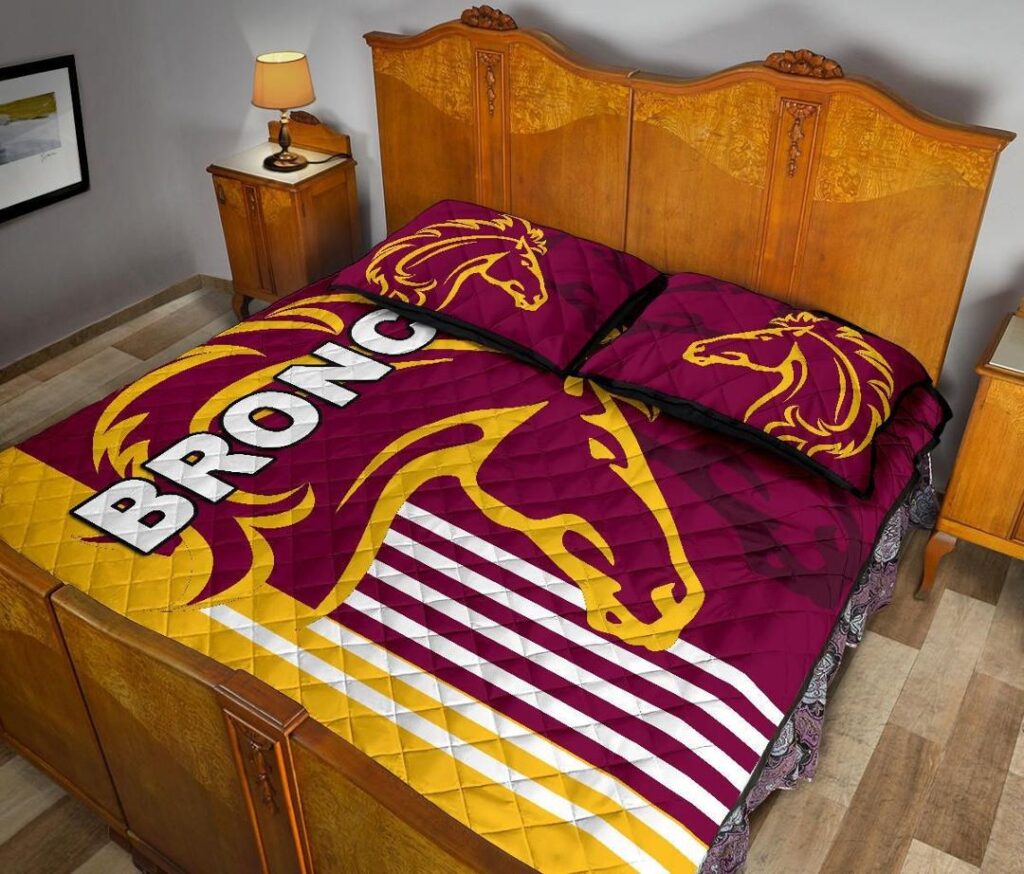NRL Brisbane Broncos Quilt Bed Set