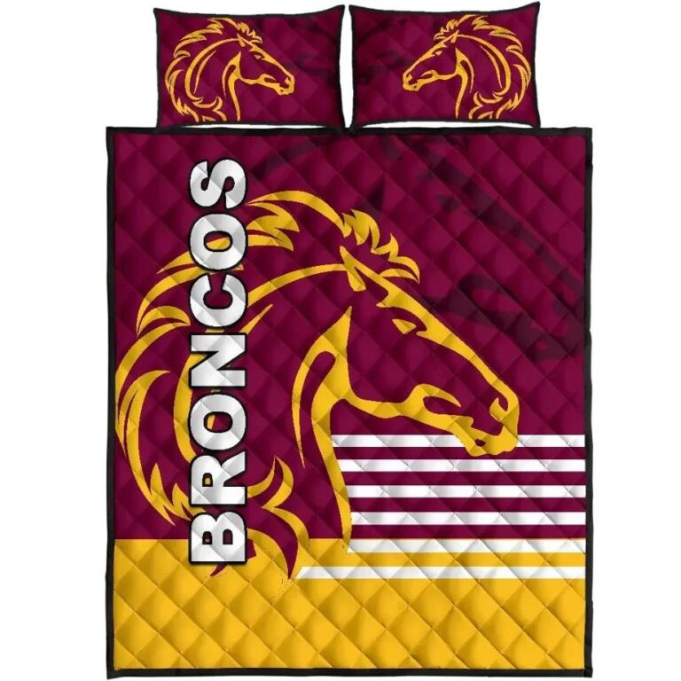 NRL Brisbane Broncos Quilt Bed Set