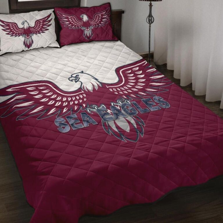 NRL Warringah Quilt Bed Set Sea Eagles