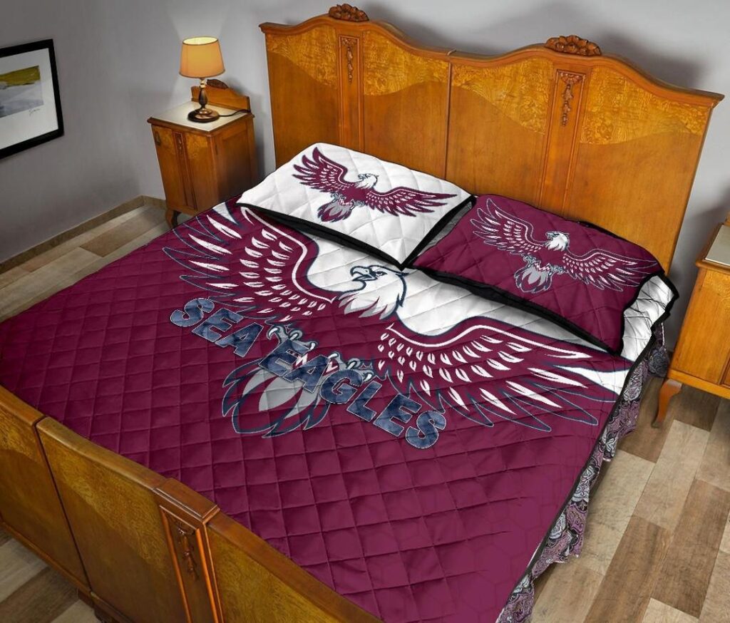 NRL Warringah Quilt Bed Set Sea Eagles