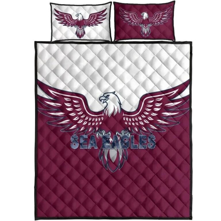 NRL Warringah Quilt Bed Set Sea Eagles