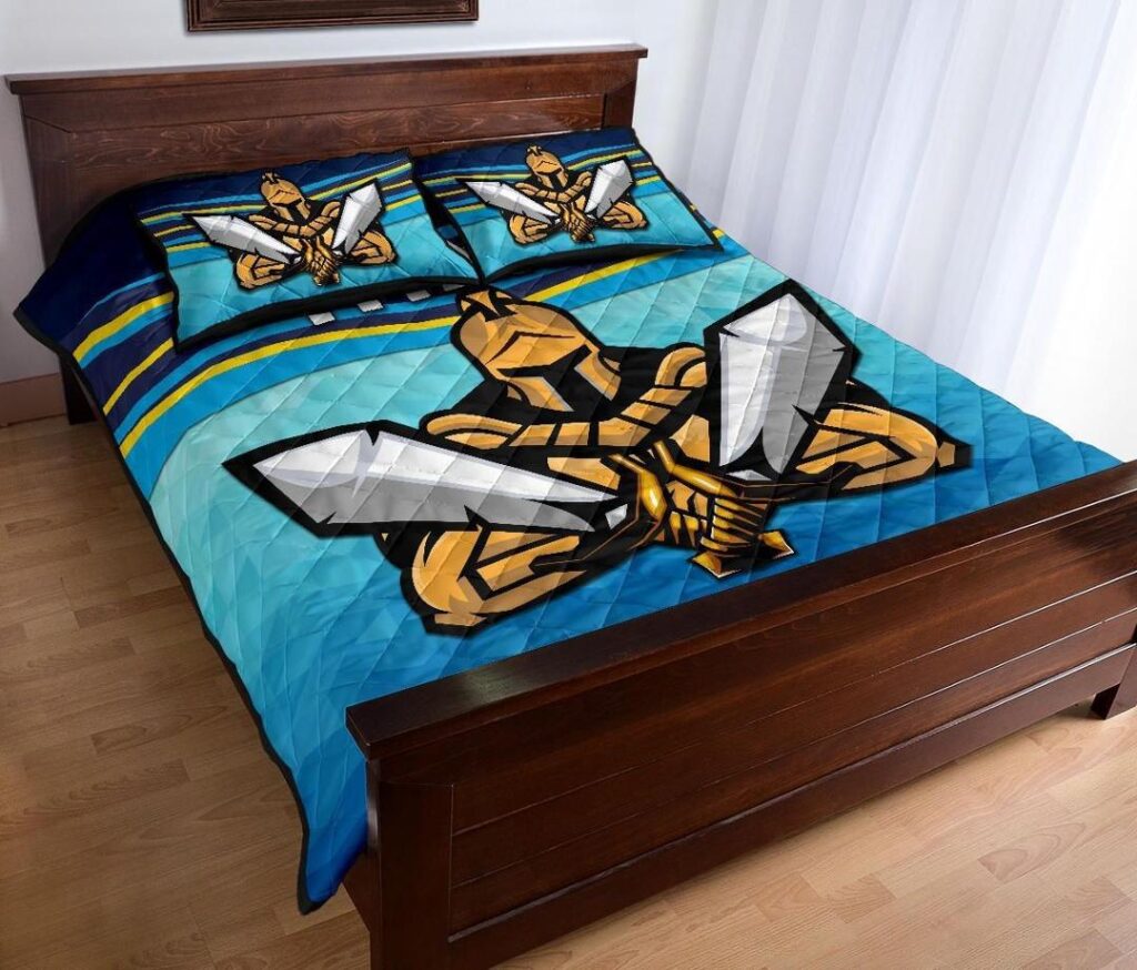 NRL Gold Coast Quilt Bed Set Titans Gladiator