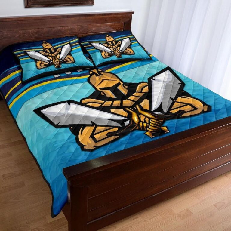 NRL Gold Coast Quilt Bed Set Titans Gladiator